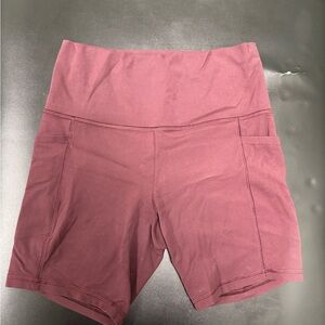 Athleta Women's Maroon Bike Shorts